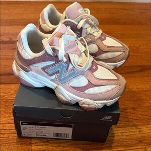 New Balance Kids' Sneakers in Pink and Cream